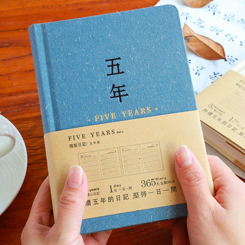 Mumo Vijf Jaar Serie Notebook Eenvoudige Groei Record Plan Notepad Dagboek 1Pcs