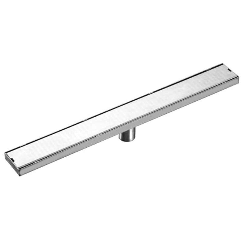 Canal linear dreno de assoalho portão 60cm de aço inoxidável tipo desodorização chuveiro dreno de assoalho drenagem longa quadrado banheiro dreno c: Default Title