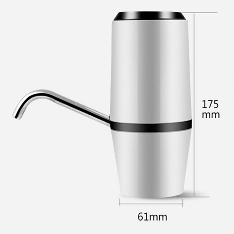 Water Dispenser Drink Dispenser Portable Double Pump Push Button Rechargeable Electric Dispenser Water Pump 304 Stainless Steel