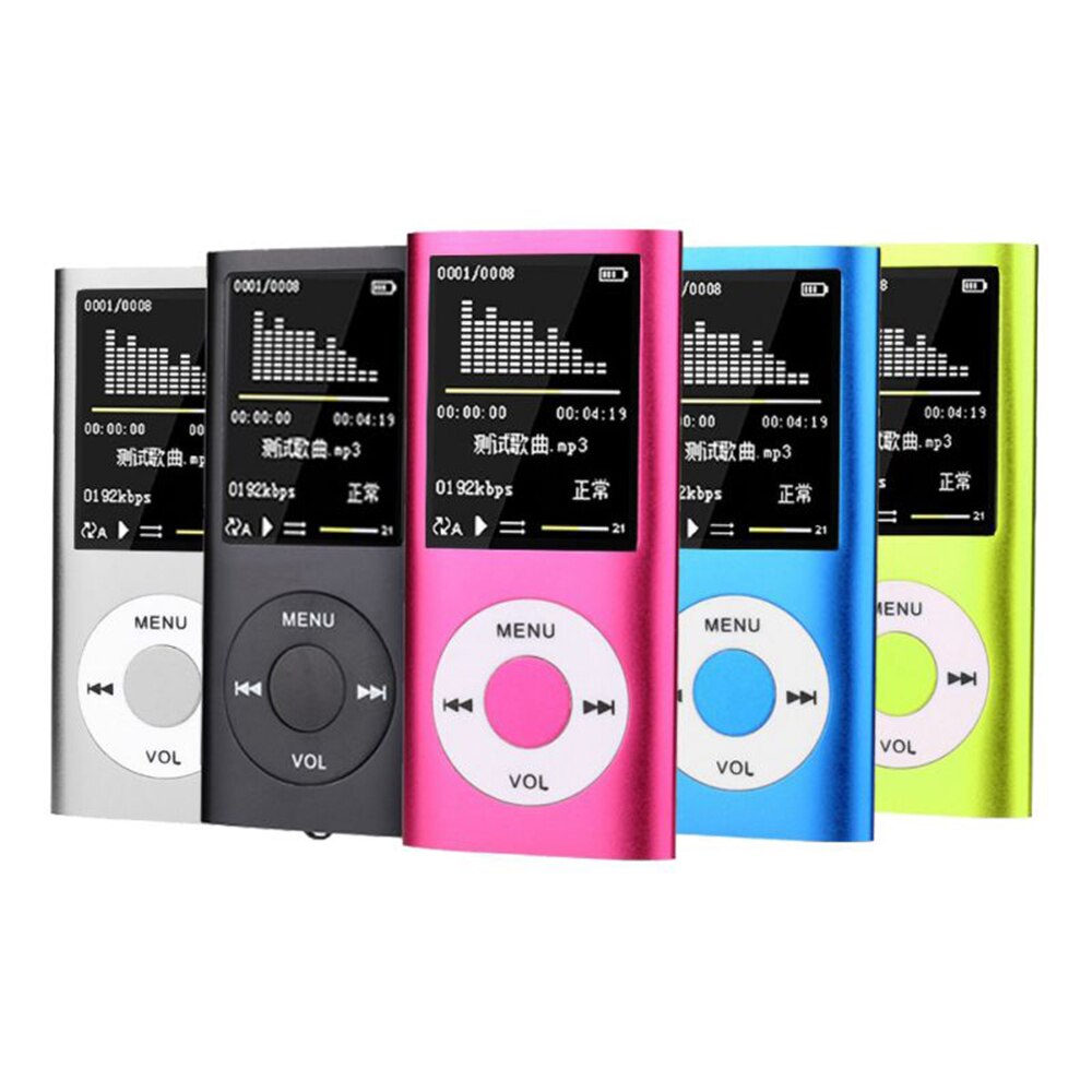 MP4 Muziekspeler Hifi MP3 Speler Digitale Lcd-scherm Voice Opname Fm Radio Recorder Speler Kaartlezer