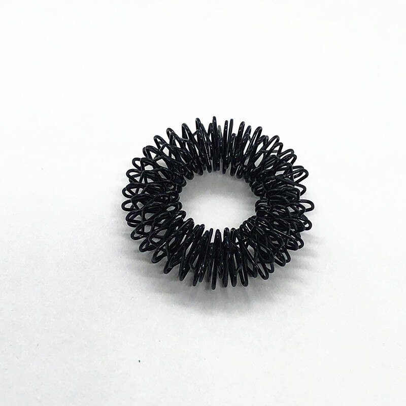Anneau de Massage pour les mains et les doigts, ensemble de soins de santé, à usage domestique, acupression, Figure, outils de Massage, Relax directe, 10 pièces: Black
