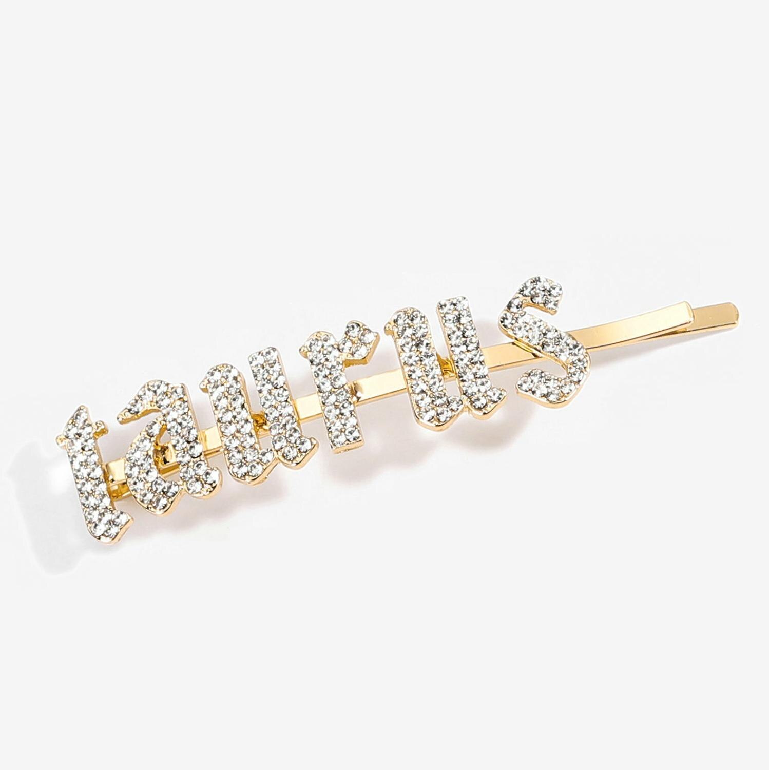 12 Zodiac Strass Haarspelden Shiny Crystal Word Letters Haar Clips Alle Zodia Borden Barrette Accessoires Sieraden Kerstcadeau