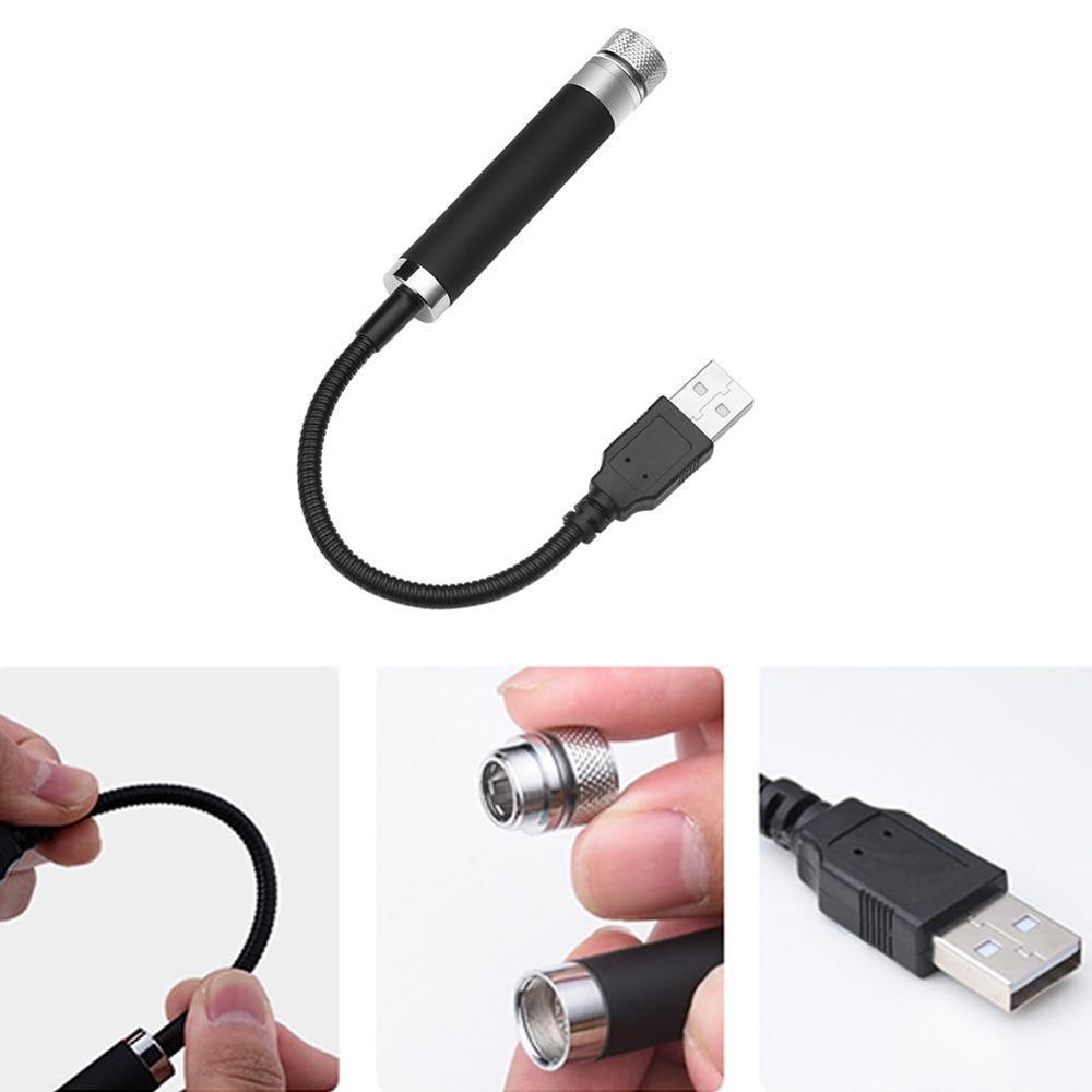 Roof Star Projection Light Romantic USB Night Light Car Atmosphere Light Adjustable And Flexible Car And Ceiling Decoration