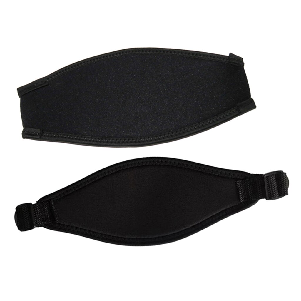 Nylon justerbar dykkermaske strop cover komfort hårbeskytter gear vandsport gear tilbehør