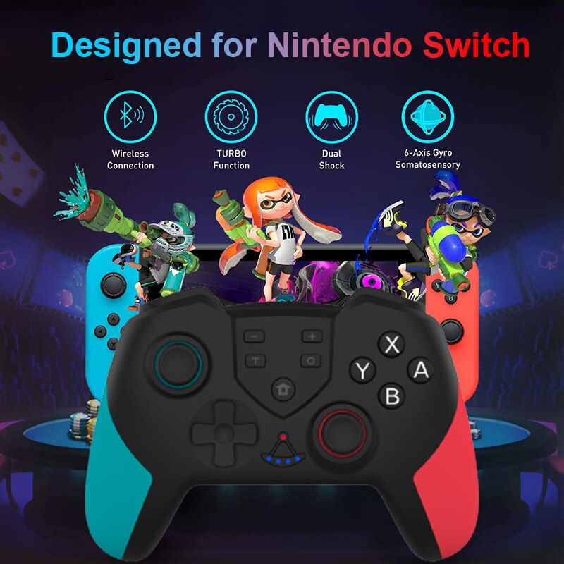 Draadloze Joystick Voor Ns Schakelaar Pro Controller Switch Remote Gamepad Regemoudal Wireless Gamepad Controller Voor Ns-Schakelaar Spel