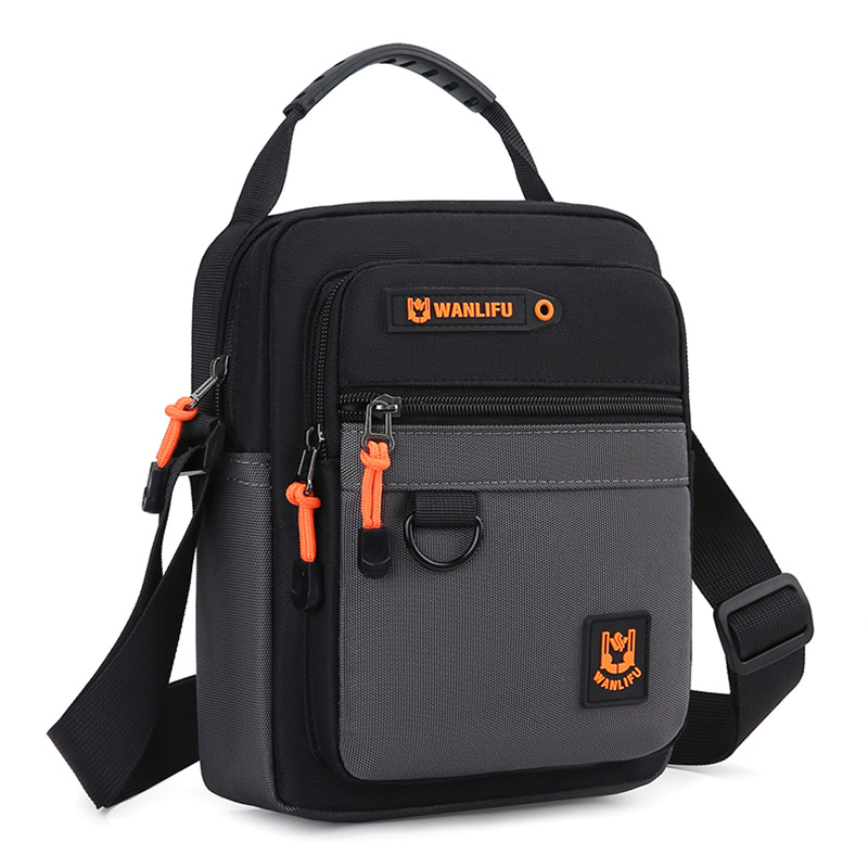 Casual herenhandtas Schoudertas Lichtgewicht Oxford herenportemonnee Kleine crossbodytas Mode Stijlvolle herentas Messenger Bag SAC: Beige
