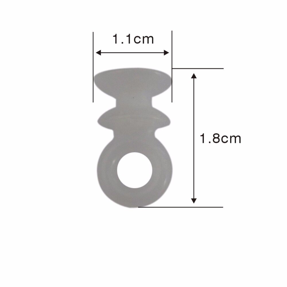 200 Stks Gordijn Accessoires Track slider