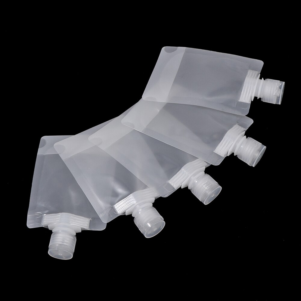 50ml/100ml wegwerp vloeistof zakjes duurzame doorzichtige reis handdesinfectiemiddel zak shampoo lotion verpakking zak met tuit verzegelde zak