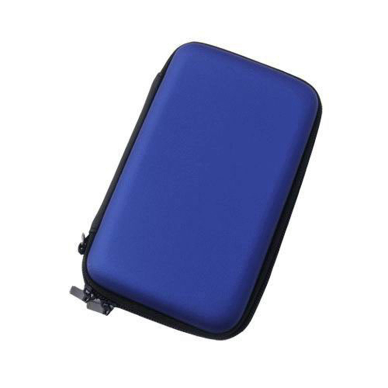 Blaue hartschalen-tragetasche für nintendo dsl nds lite