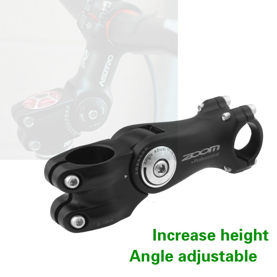 Powiększenie wspornik rowerowy pion 25.4mm H1411C zwiększ wysokość regulowana kierownica roweru górskiego pion 25.4mm przechodzić-kraj rower część