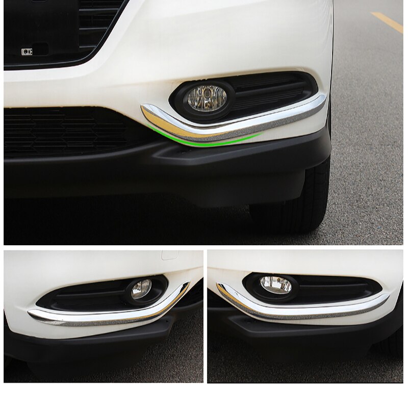 Abs Chrome Tim Mistlamp Lamp Cover Strip Auto Styling Auto Accessoires Voor Honda Hrv Vezel HR-V