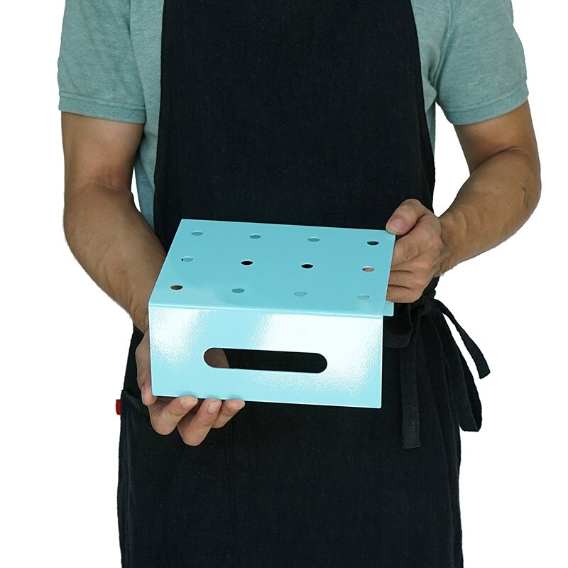 Blue cake stand high foot metal iron cake tools for dessert table decoration wedding party suppliers sweet baking love