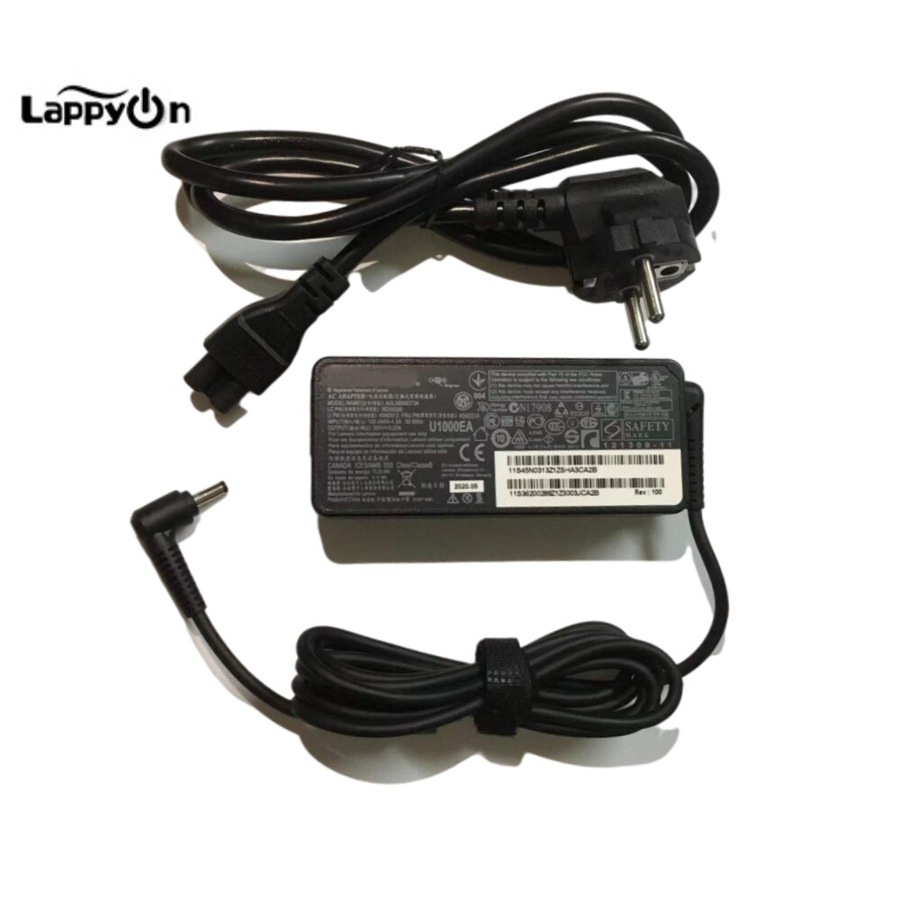 Zasilacz sieciowy 20V 3,25a 65W dla Lenovo IdeaPad S540-15IML S540-14IWL S340 S145 idepad 310 80T6 ładowarka do notebooka