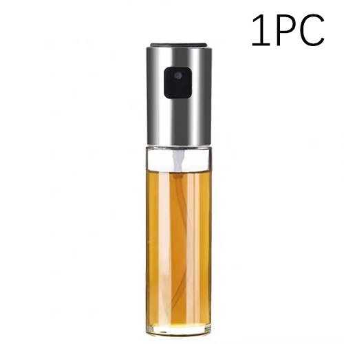 Keuken Bakken Olie Kok Olie Spray Lege Fles Azijn Fles Olie Dispenser Koken Tool Salade Bbq Koken Glas Olie Spuit: 1PC