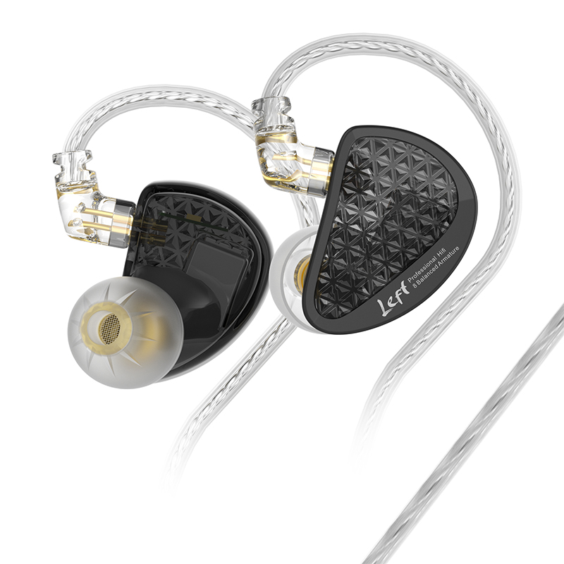 Kz As16 Pro In Oor Oortelefoon 16ba Gebalanceerde Armatuur Hifi Basmonitor Hoofdtelefoon Ruisonderdrukking Oordopjes Sport Headset: WHITE