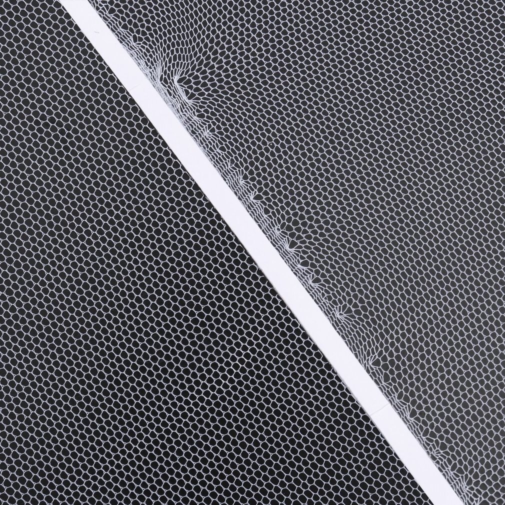 130 x 150cm anti-myg dør vindue net mesh stof gardin beskytter flyscreen dørskærm sommer stil mesh net
