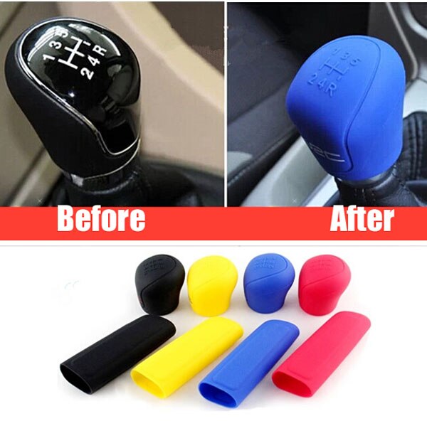 Housse en Silicone pour Ford Focus 2 3 MK2 MK3 Fiesta, frein à main et pommeau de changement de vitesse, , , , , , ,