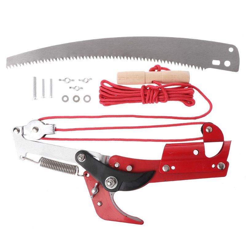 High-altitude Extension Lopper Scissors Extendable Fruit Tree Pruning Saw Cutter Garden Trimmer Tool O30 20