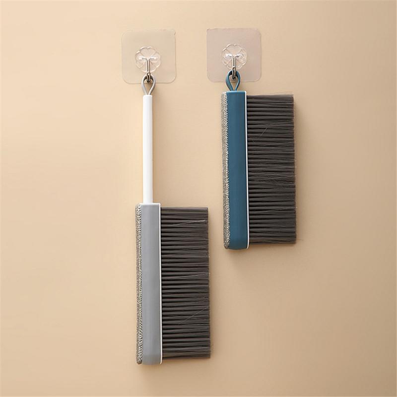 Retractable Double-sided Dusting Brush Long Handle Sweeping Bed Brush Gap Multifunctional Household Bedroom Sofa Cleaning Brush