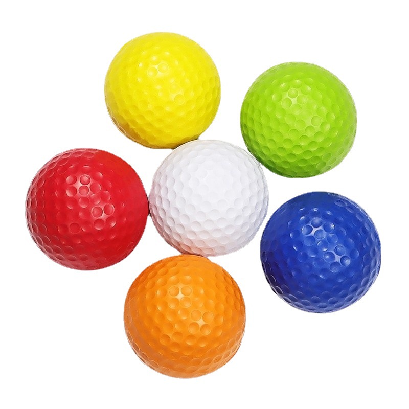 Palline da golf in schiuma PU da 10 pezzi, spugna elastica per allenamento per interni ed esterni