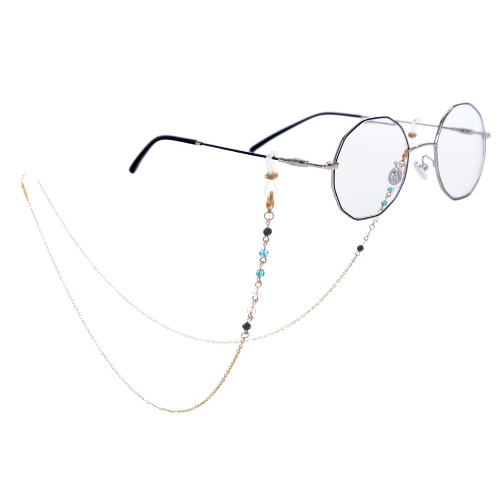 Sonnenbrille Kette Zink-legierung Förderung eilte Frauen Solide Sonnenbrille Schnur Gläser Nicht-Unterhose Hängende Kette Nacken Bunte