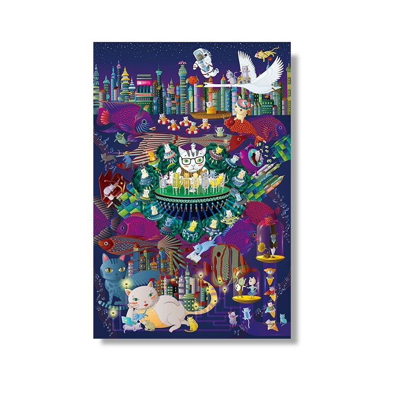 Migliaia di Pezzi Aereo Puzzle 1000 Pezzi Per Adulti Manuale Puzzle FAI DA TE Giocattoli di Decompressione Creativo Pittura Decorativa del Regalo Dei Bambini: PZ1006