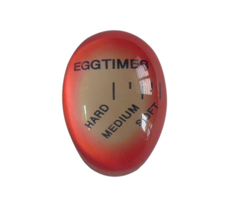 1pcs Egg Perfect Color Changing Timer Yummy Soft Hard Boiled Eggs Cooking Kitchen Eco-Friendly Resin Egg Timer Red timer tools: XQ66-1