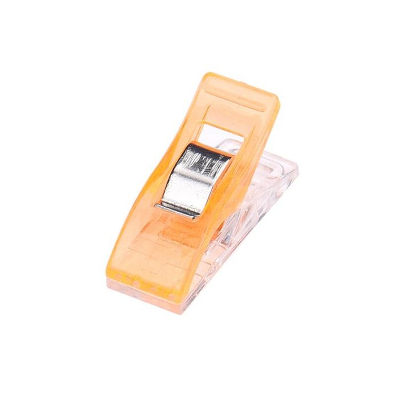 Plastic Clips Clamps Pack 50 PCS Clear Sewing Craft Quilt Binding Plastic Clips Clamps Pack пластиковые зажими D2