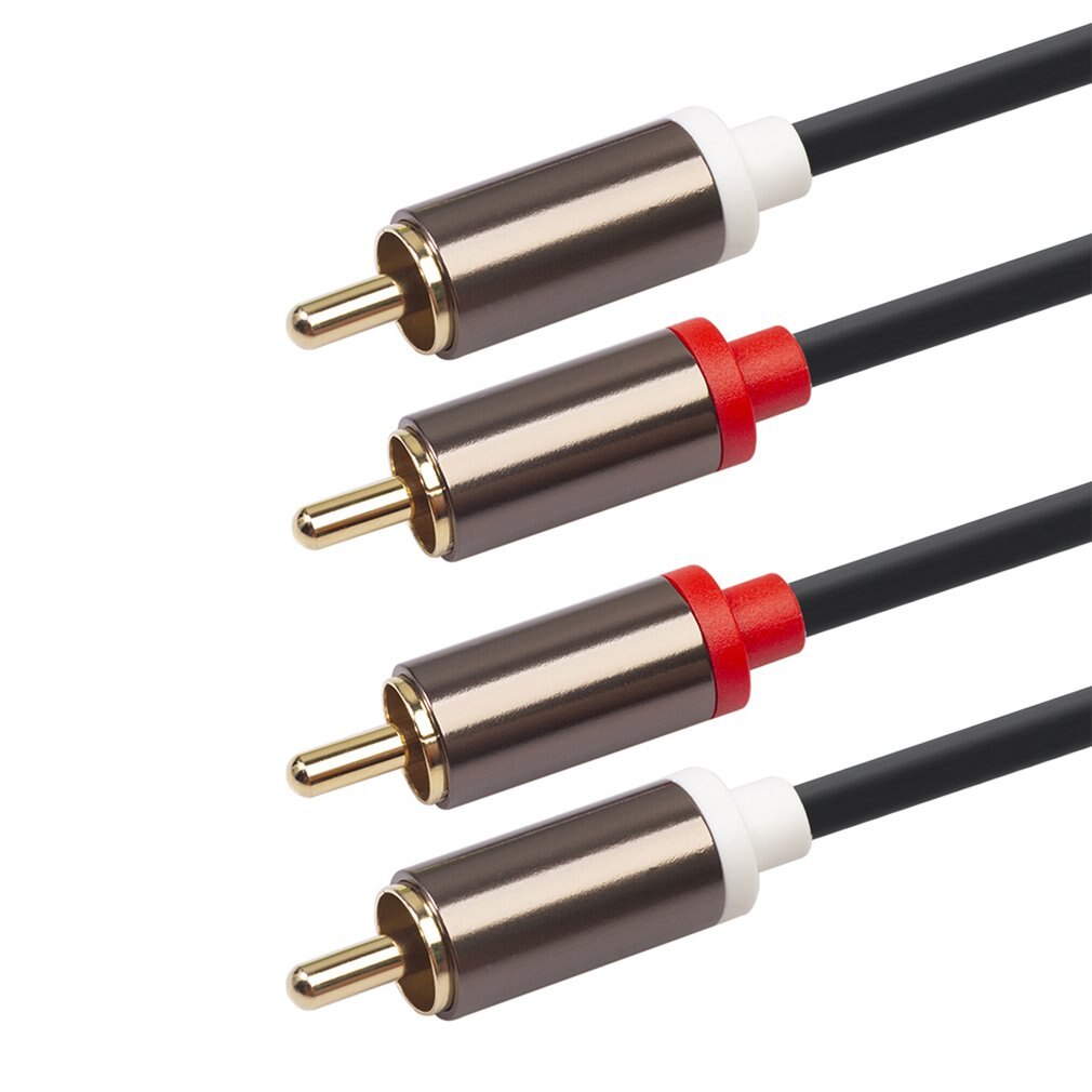 Avinity Digitale Cinch-kabel 1 Stekker - 1 Stekker Stof Verguld 1 M