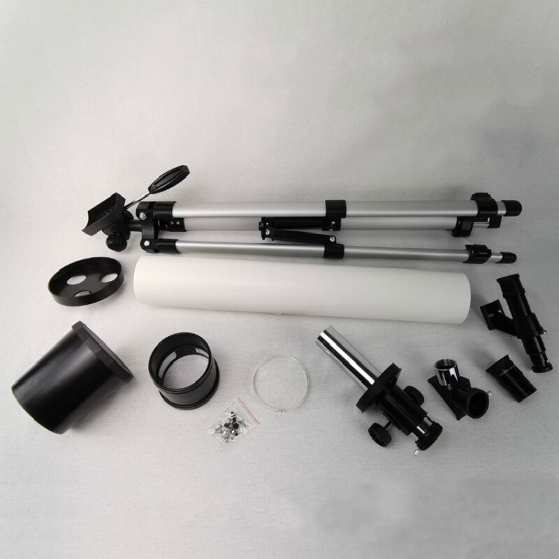 Kepler Refraction Student View the Sky Deep Space DIY Astronomical Telescope Set 60mm Object Lens Lens Base