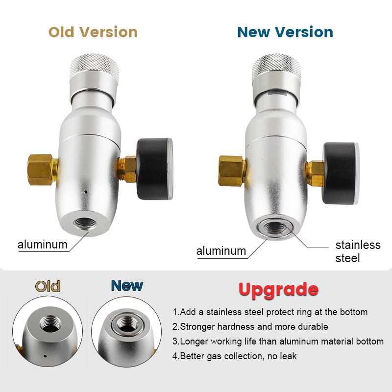 Homebrew Regulated CO2 Charger kit ,7/16" Regulated Portable CO2 Keg Charger For homebrew Beer Accessories