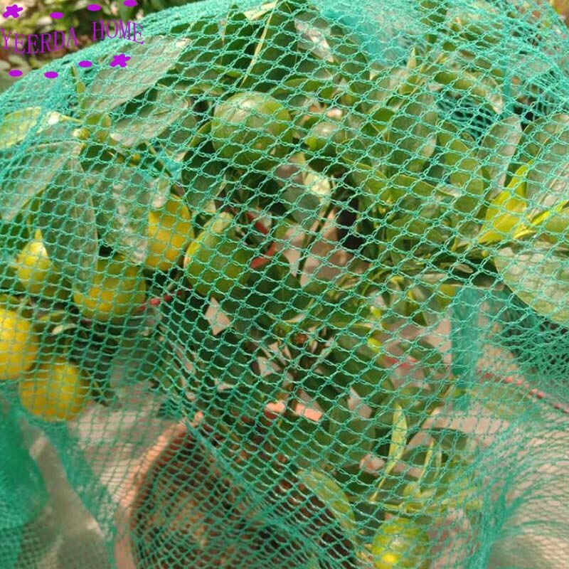 6 x 5m fortykkelse fuglesikker kappe drue kirsebærnet frugttræ fuglesikkert net frugtplantage nylonskede haglfast net kan genbruges