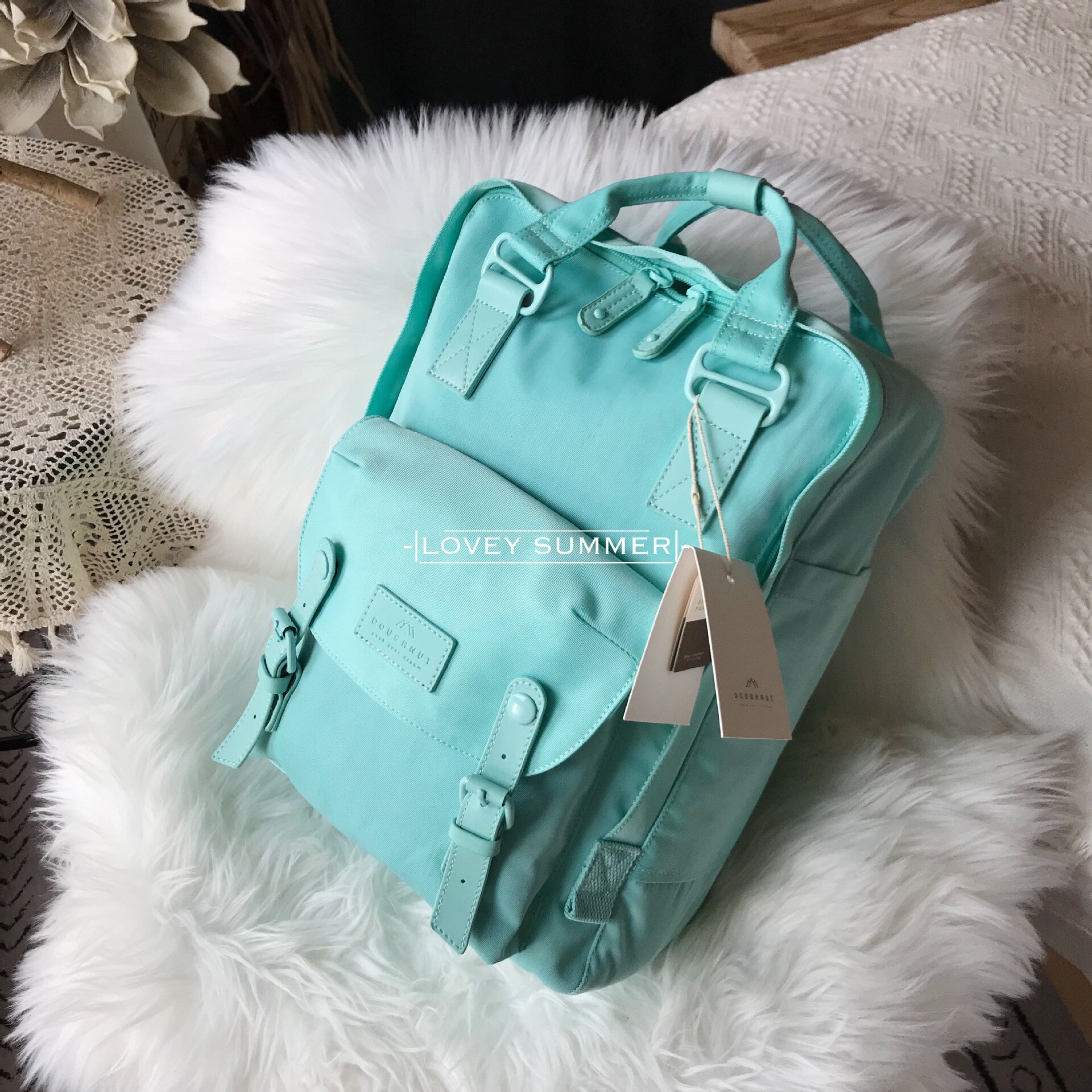 Mochila de viaje de viento de Hong Kong ins para hombres y mujeres, nueva mochila escolar de ocio de para actividades al aire libre: Large Green