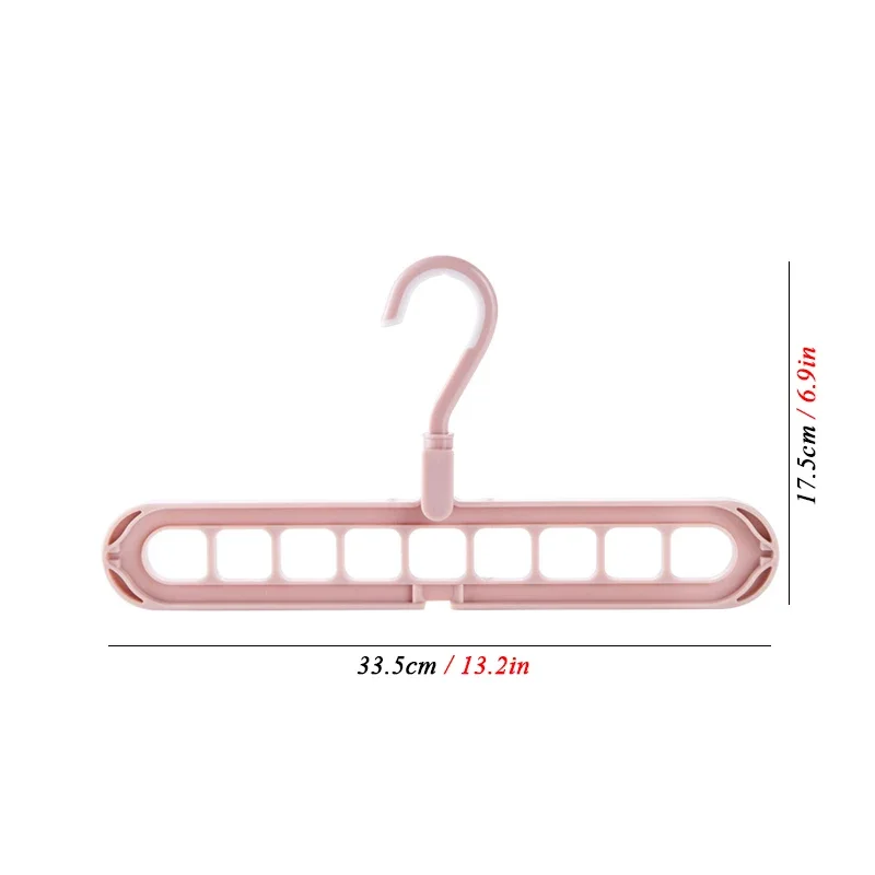 Clothes Hanger Storage Rack Holder, Non - Slip Plastic, 2pcs, Clothing Space Saving, Hanging Hooks for Wardrobe Closet Organizer