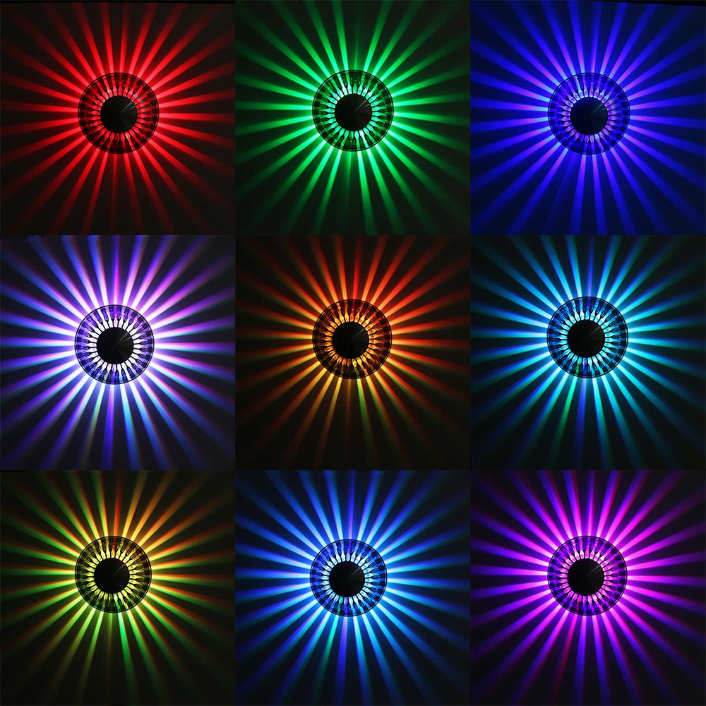 3W RGB LED Ceiling Light ,Embedded Ceiling lamp Scattering Light Aluminum For Living Room Foyer Porch home Lighting Decor