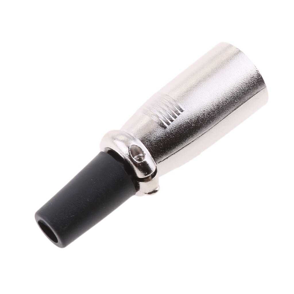 5X Xlr 3 Pin Male Mic Jack Plug Audio Microfoon Kabel Connector