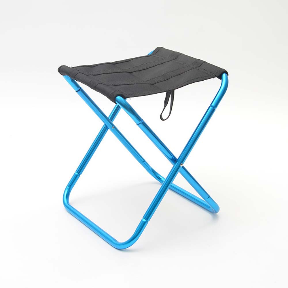 Portable Lightweight Folding Chair Outdoor Fishing Camping Picnic Oxford Cloth Easy To Carry Outdoor Furniture: blue