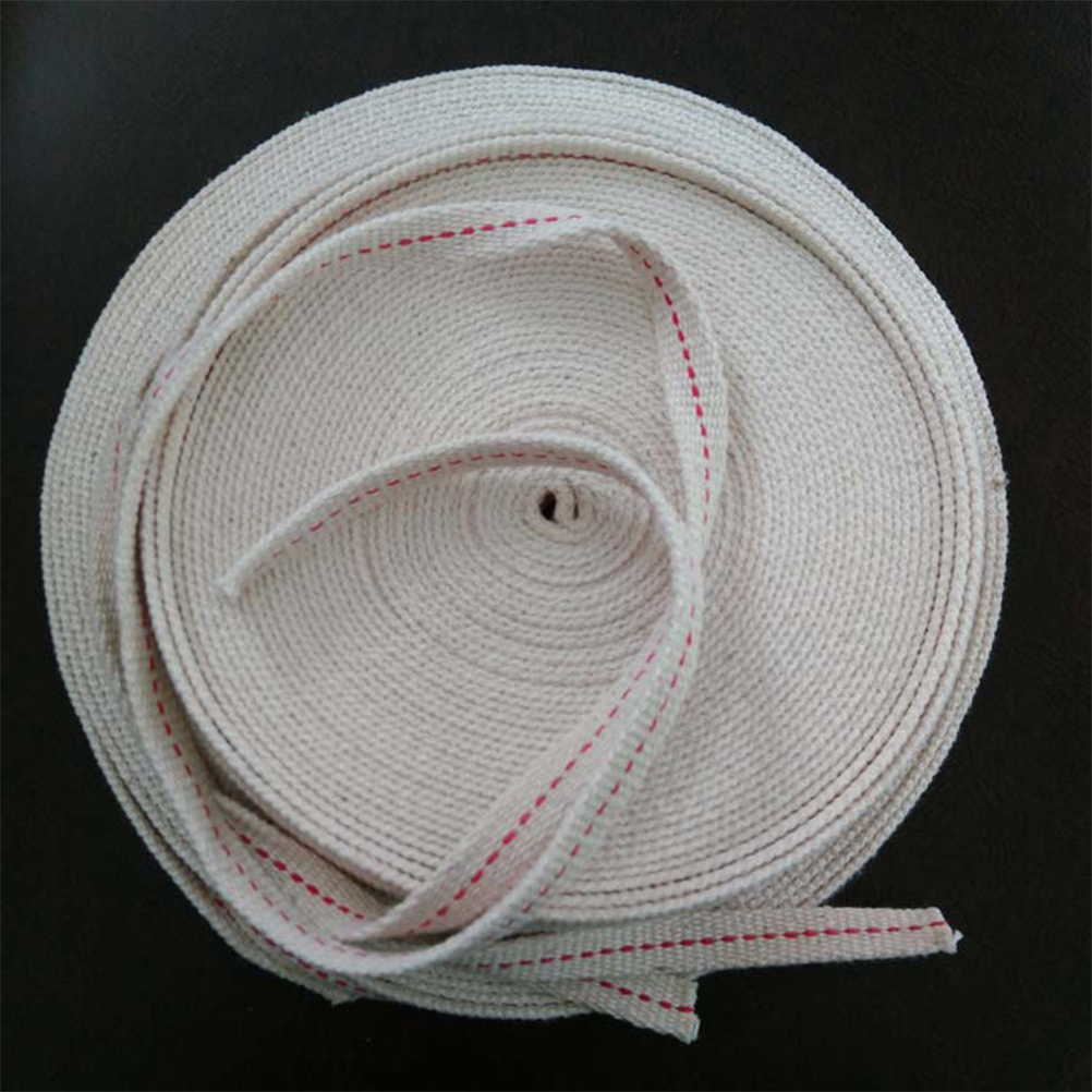 Flat Cotton Oil Lamp Wick Oil Lanterns Wick For Oil Lamps and Oil DIY Material with Stitch 4.5M