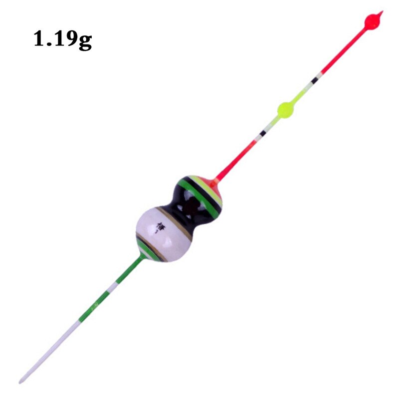 1pc fiskeflöten set boj fiske lätt stick flöten fluktuera mix storlekar färg flytboj för fiskeredskap tillbehör  hx02: E