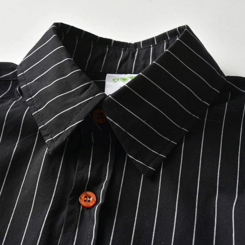 Summer Toddler Boy Shirts Striped Blouse Shirt Casual Boy Shirts For Children Turn-down Collar Blouse Fille Baby Boy Clothes