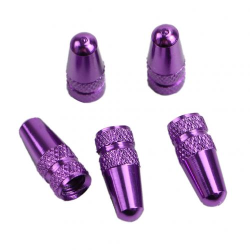 Fiets Valve Adapter Pomp Zet Presta Aan Koper Valve Adapter Wielen Gaspijp Buis Tool Fiets Accessoires: Paars