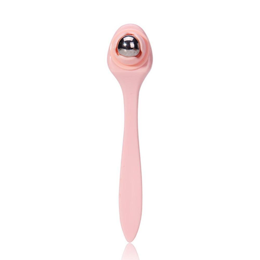 360 Degrees Roller Ball Mini Beauty Eyes Massage Anti-Wrinkles Beauty Tool Face Lift Massage Massage Beads Dark Circles Remover: Pink