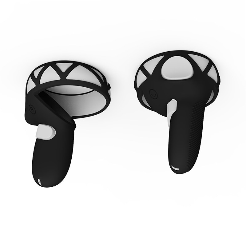 Cubierta protectora de silicona 2 en 1 para Oculus Quest 2, protector facial para máscara de ojos, accesorios de protección para lentes,