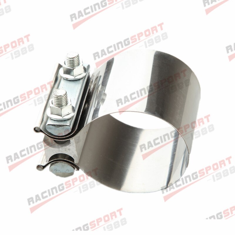 3.0" 76mm Stainless steel Exhaust Flat Band Clamp / Connection Clamps