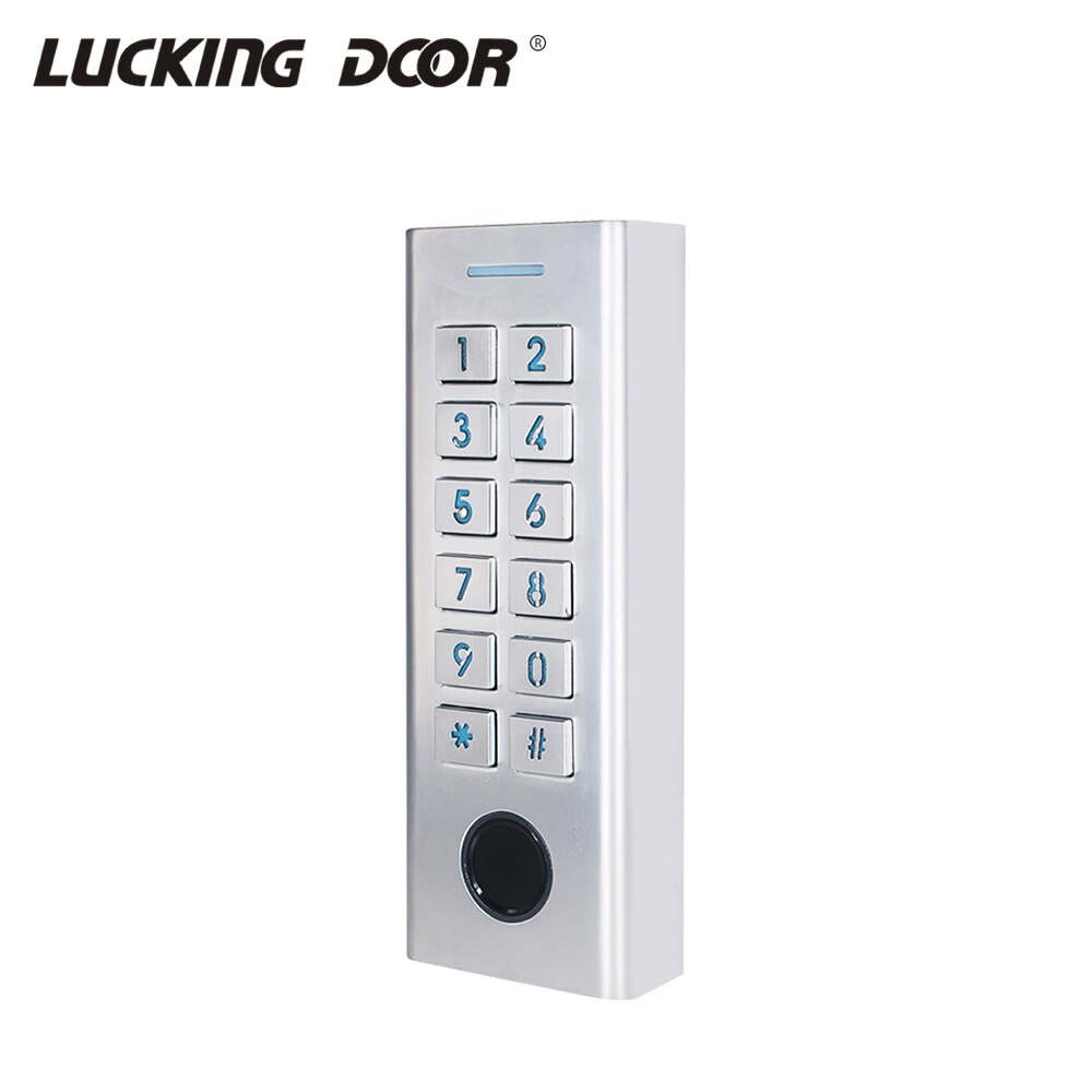 Metal IP66 Waterproof Fingerprint Standalone Access Controller Backlight Keyboard for Door Access Control System 1000 User