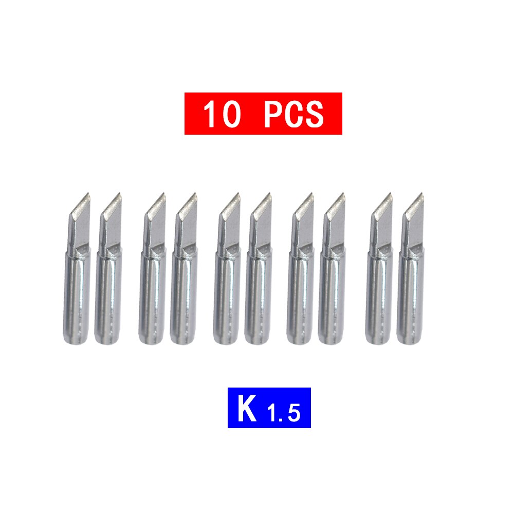 10pcs/lot Soldering Iron Tips Pure Copper 900M-T Soldering Iron Tip Lead-free Solder Tips Welding Head BGA Soldering Tools