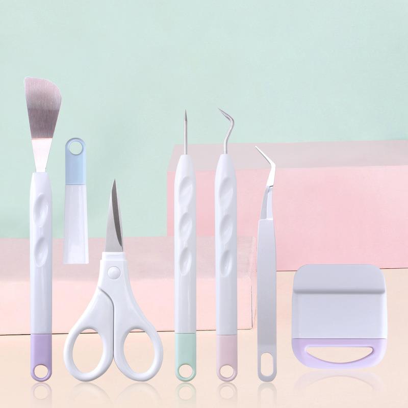 Vinyl Weeding Tools Set, Weeding Tool For Vinyl With Hook Weeder, Piecing Tool Vinyl, Starter Tool For Cricut Joy