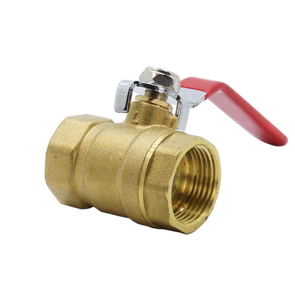 Brass ball valve 1/2'' Male Thread Ball Valve Brass Connector Joint Copper Pipe Fitting Coupler Adapter