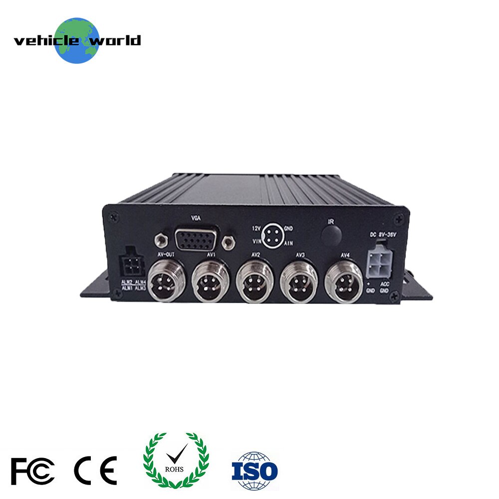 SD Card Mobile DVR H.264 4ch 1080P video recorder Russian Menu