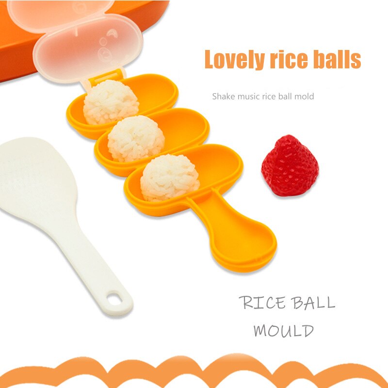1Pc Creativiteit Sushi Mold Maker Rijst Bal Mallen Diy Sushi Maker Onigiri Rice Mold Keuken Sushi Maken Mold Bento sushi Plaat